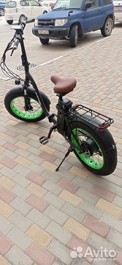 Электровелосипед фетбайк новый