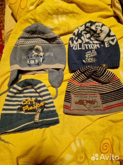 Шапки детские для мальчиков