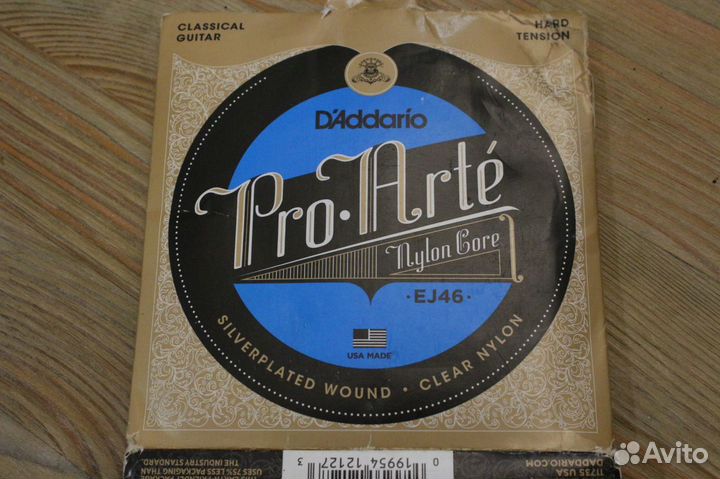 Первые 3 струны нейлоновые D'addario EJ46