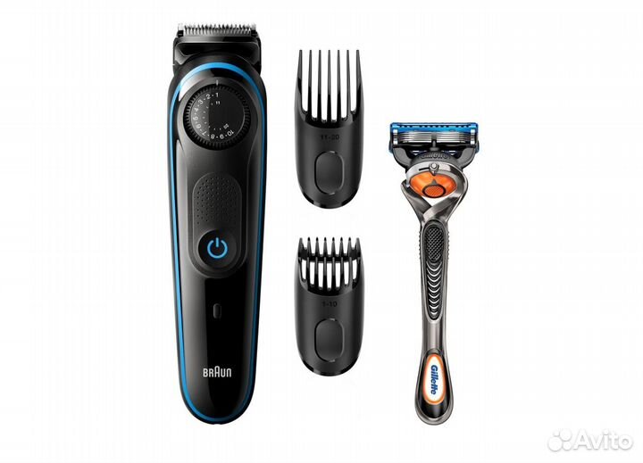Триммер Braun BT3240 + Бритва Gillette
