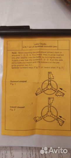 Токарный патрон 85 мм. Италия. Новый