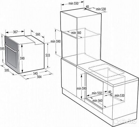 Духовой шкаф электрический Gorenje BO6725E02WG