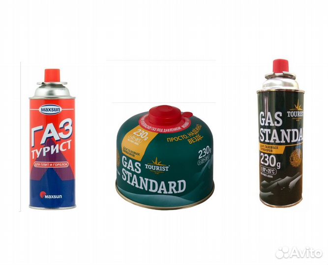 Туристические газовые баллоны новые