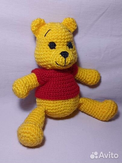 Вязаная игрушка Винни Пух