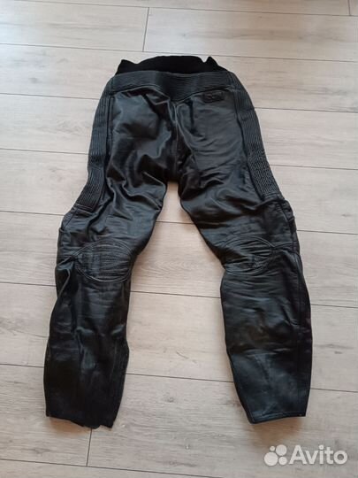 Мотоштаны кожаные мужские