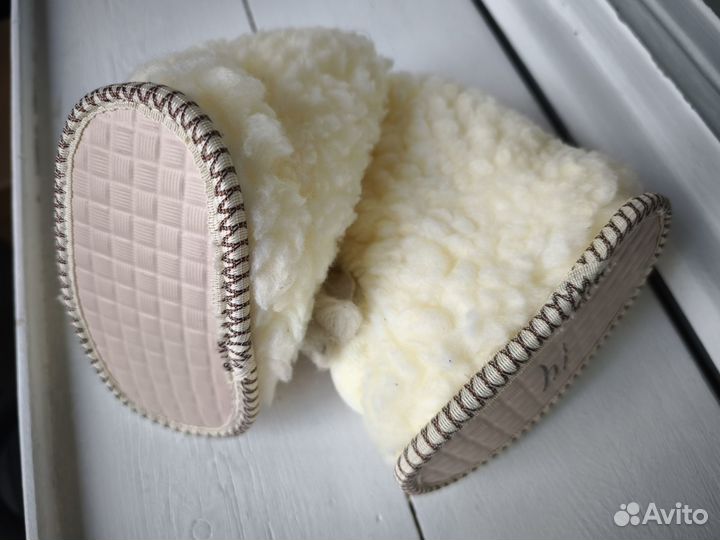 Пинетки теплые для девочки 14