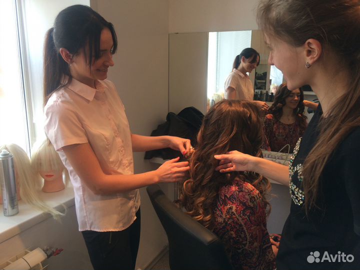 Обучение прически укладки
