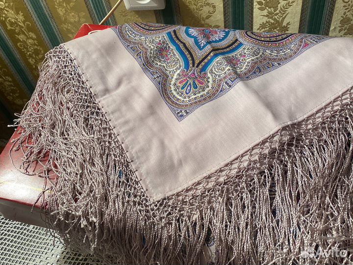 Платок шаль шерсть