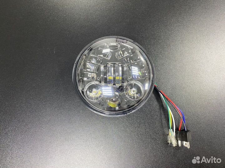 Диодная фара Ваз 2106,bmw,мотоциклы 5,75 дюймов