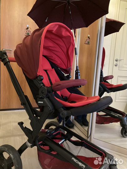 Коляска Jané Rider Transporter 2 в 1 с зонтиком