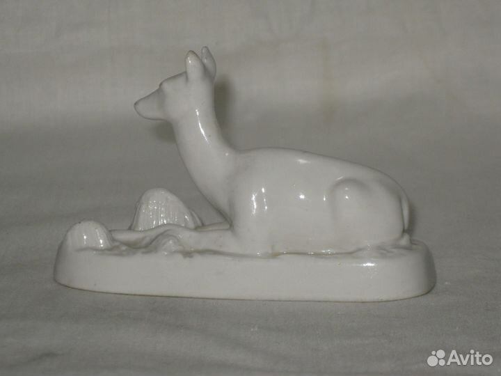 Косуля. Вербилки. Фарфор. СССР