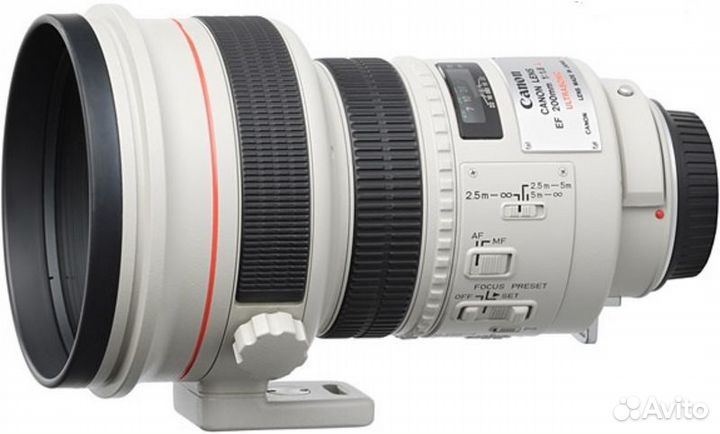 Canon EF 200mm f/1.8 L USM (отличный)