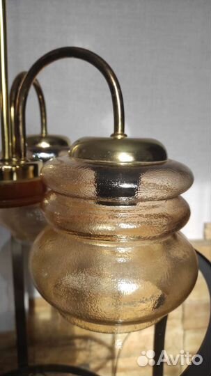 Люстра винтажная потолочная СССР 1970-е