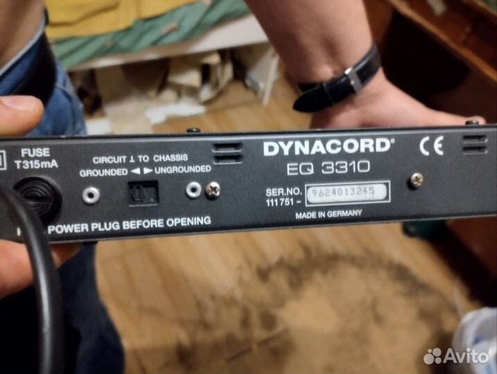 Dynacord 3310 эквалайзер