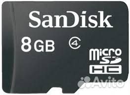 Карта памяти microSD Smartbuy 8GB + адаптер SD Cla