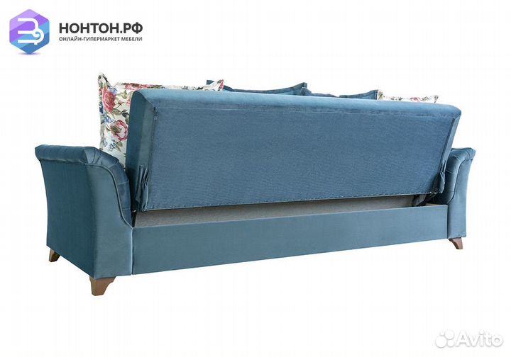 Диван книжка Ирис синий