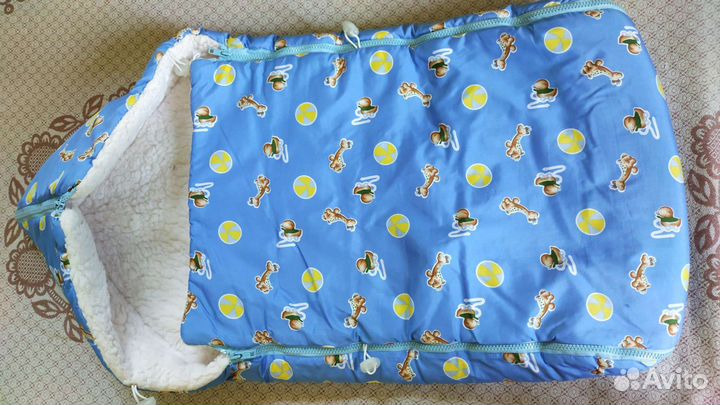 Зимний конверт в коляску