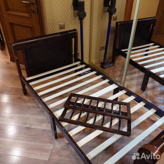 Кровать дошкольная деревянная