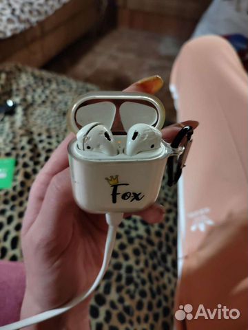 Airpods 1 оригинал кейс хор.Сост.+2 наушн.нераб