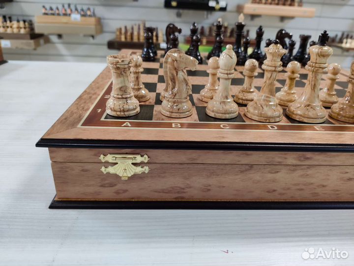 Шахматы карельская берёза эвкалипт