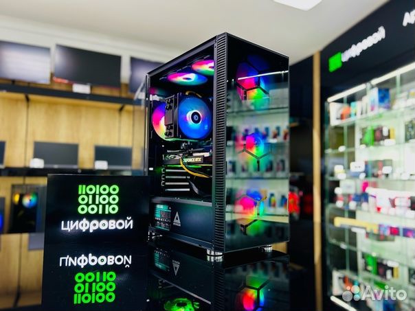 Игровой Пк Ryzen 5 5500/RTX 4060/DDR4-16/SSD-512Gb