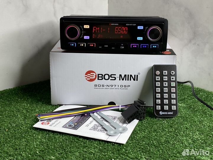 Магнитола 1 din bos mini DSP 9RCA арт653