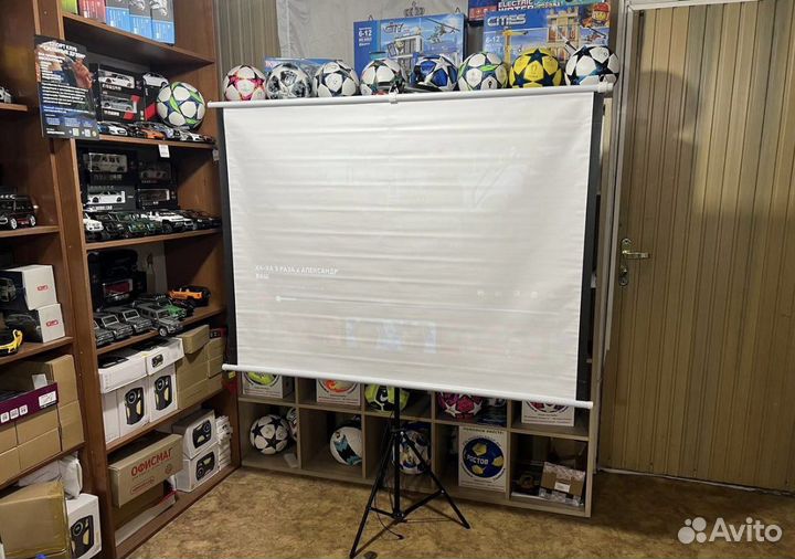 Экран для проектора рулонный