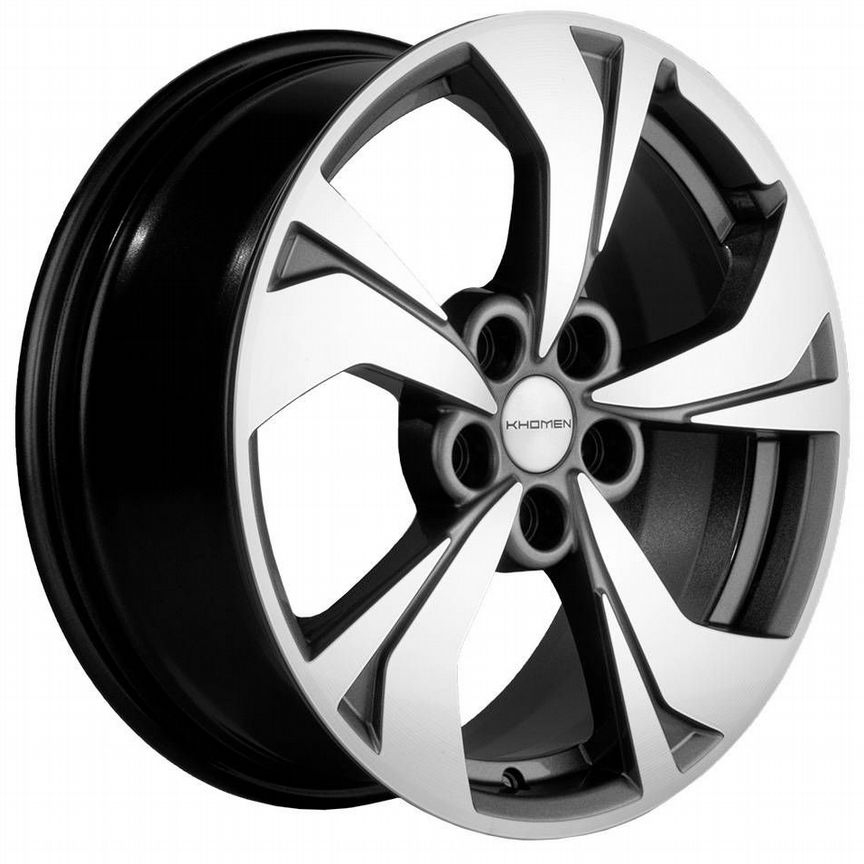 Диски Khomen KHW1724 7x17 5x114.3 ET37 D66.6 Gray-FP