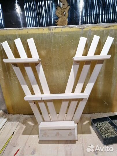 Полка для бани из Липы