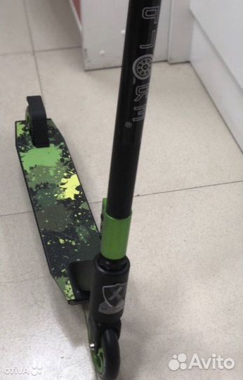 Трюковой Самокат Алюминевый Зеленый