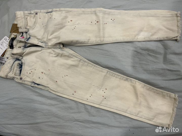 Джинсы укороченные для девочки