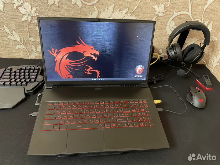 Ноутбук. Готовый сетап Msi gf75 10 ud. Описание
