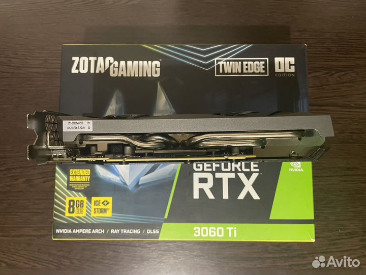 Видеокарта Zotac Twin Edge RTX 3060ti samsung 8gb