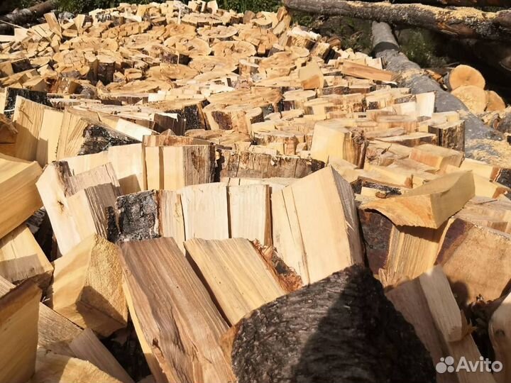 Дрова колотые береза