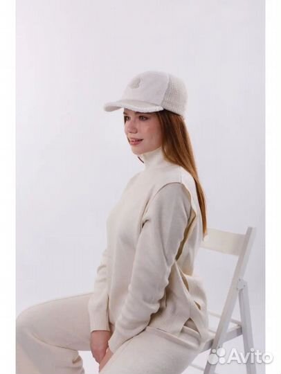 Бейсболка меховая с ушками Level Pro