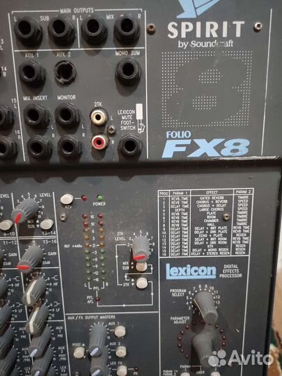 Микшерный пульт Soundcraft Spirit Folio FX8