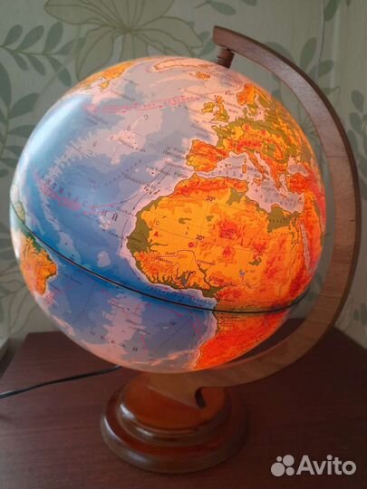 Глобус с подсветкой 32 см