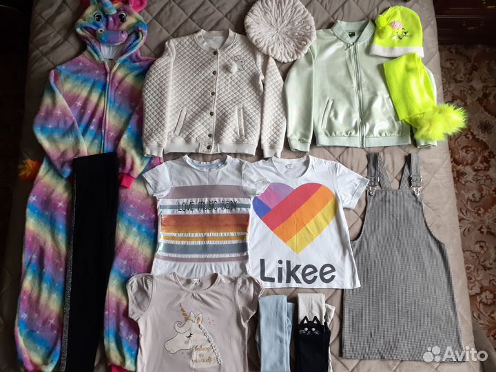 Вещи для девочки р.140