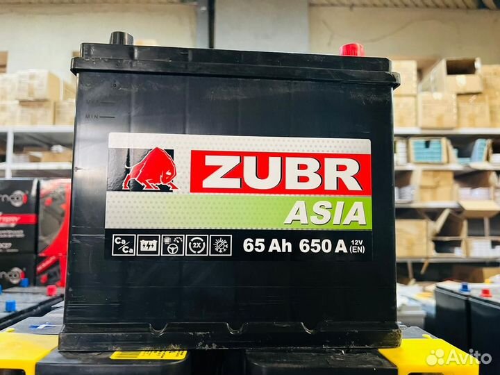 Аккумулятор 65 ач Зубр Премиум Азия D23