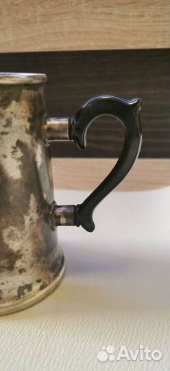 Кофейник-Чайник Мельхиор Советский с клеймом птици