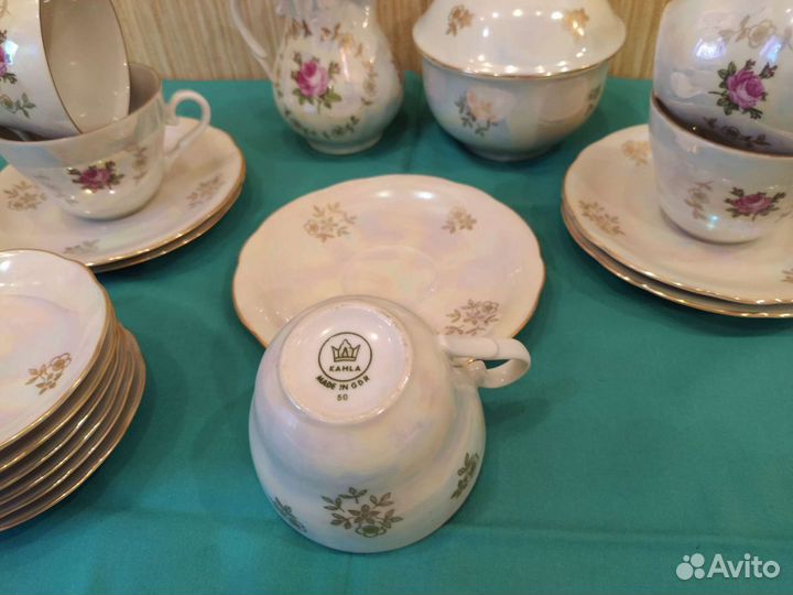Сервиз чайный kahla фарфор гдр из СССР (19 предм)