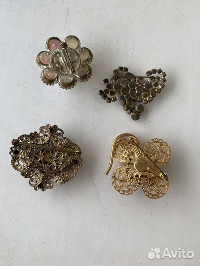 Брошь винтаж СССР чехословакия