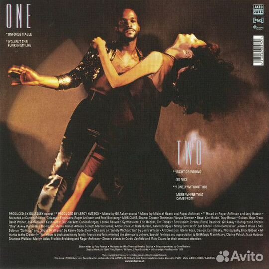 Пластинка Leroy Hutson 