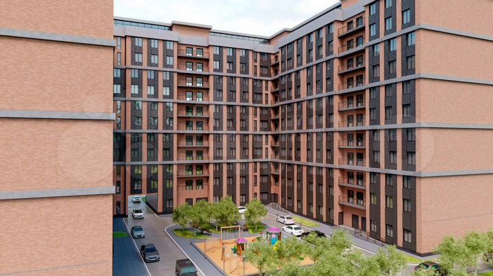 1-к. квартира, 54 м², 4/12 эт.