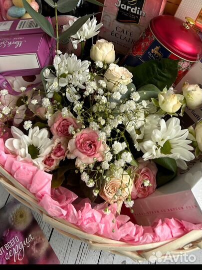 Подарочная корзина, вкусный подарок