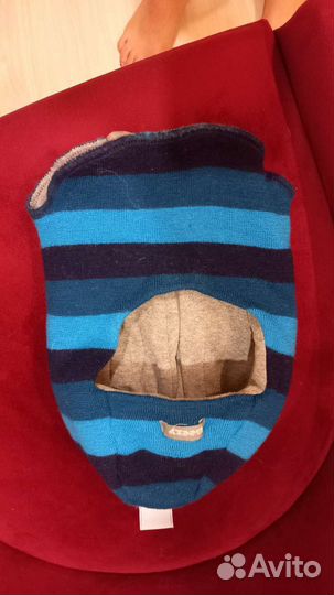 Шапка шлем для мальчика зима