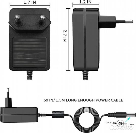 Блок питания Live-Power LP105 (5,5*2,5) 8V/1A