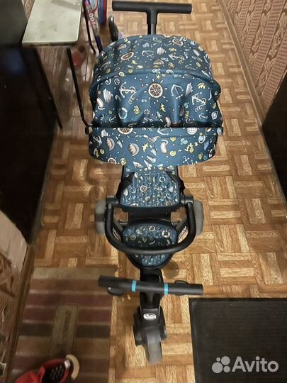 Трехколесный велосипед коляска