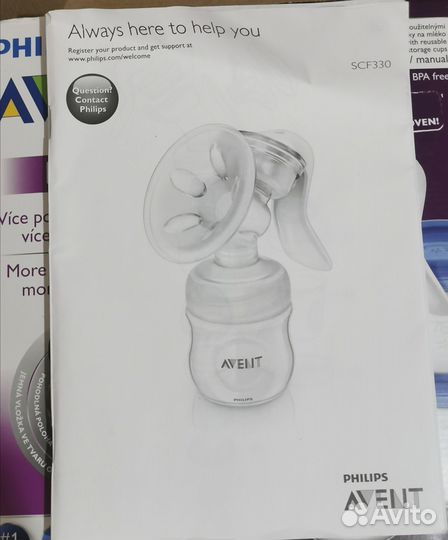 Молокоотсос Avent Natural ручной б/у