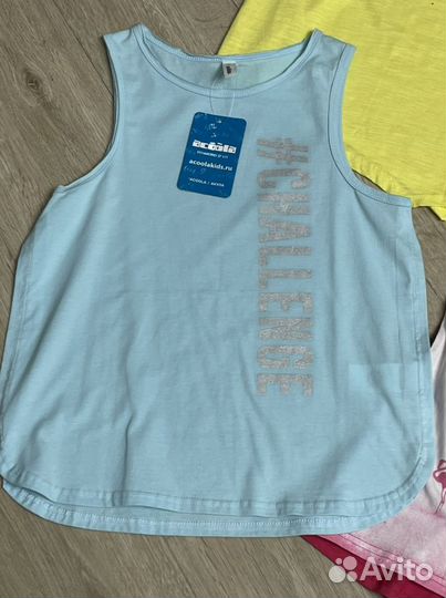 Одежда, вещи для девочек новая: футболка майка